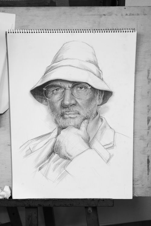 숀옹 초상화 제작중