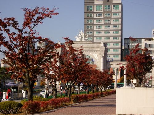 경희대 국제캠퍼스 왔습니다.