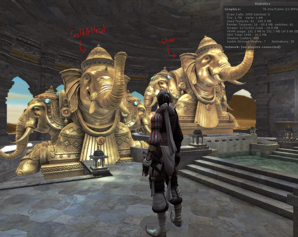 Gold & Metal Shader 추가